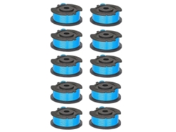 10 Carretes De Nailon Para Cortacésped (29252 Y 29092) Para Carretes De Alambre De Desbrozadora Greenworks 21362