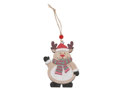 Adorno Navideño De Madera Diy Para Decoración De Árbol De Navidad Elk Hogar