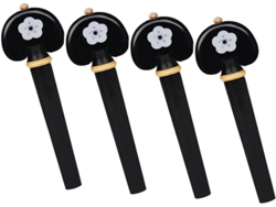 Clavijas De Afinación De Madera De 4 Piezas Para Accesorios Prácticos En Instrumentos De Cuerda Con Diseño