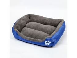 Cama Lavable Para Perros Colchón Para Mascotas Cómodo Y Suave (azul Oscuro - 95x72cm) Cuich