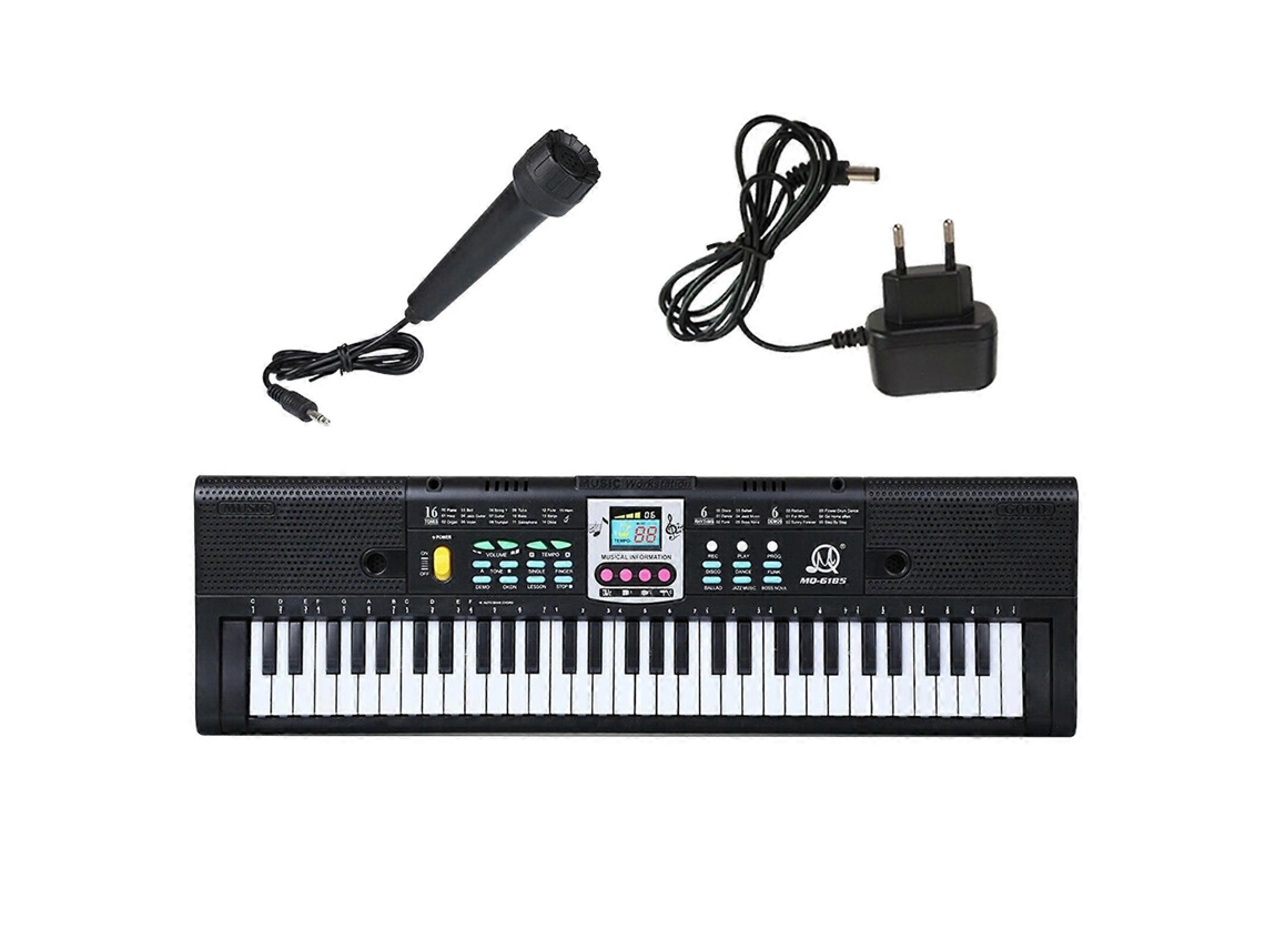 Teclado electrónico digital de 61 teclas, piano eléctrico, regalo UE Everley891
