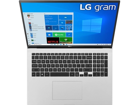 Portátil LG Gram 17Z90P-G.AA77B (17'' - Intel Evo Core i7-1165G7 - RAM: 16 GB - 512 GB SSD - Intel Iris Xe Graphics) — Windows 10 Home
