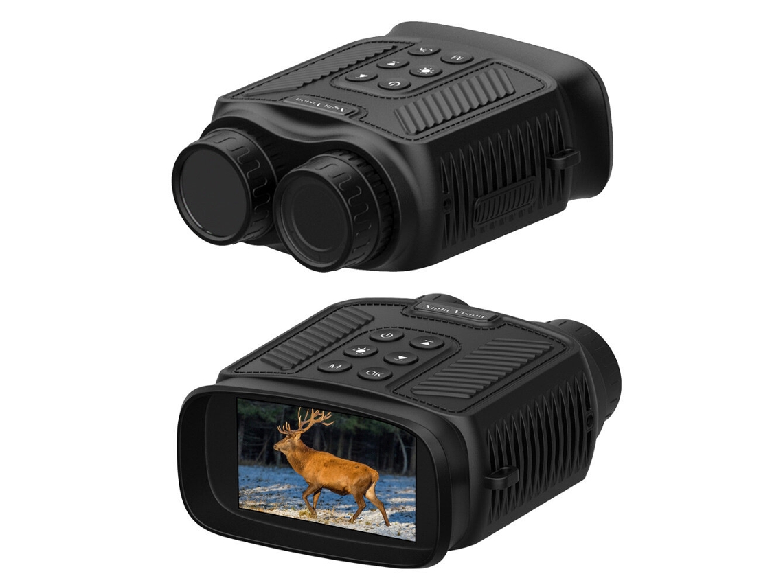 Ipree Dt59 4k Prismáticos Visión Nocturna 40mp Zoom Digital 8x Cámara Hd Vídeo Batería 5000mah Pantalla 3" Camping Y Aventura