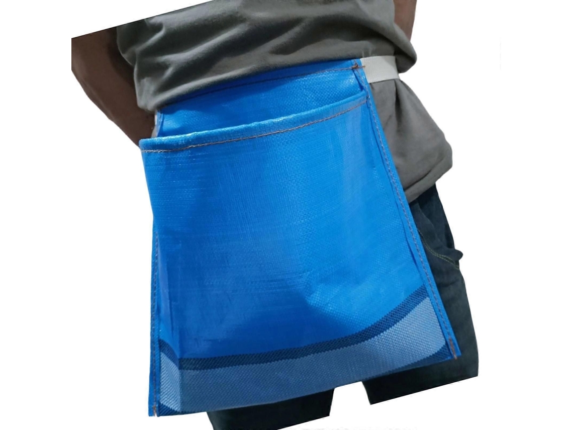 Bolsa de gran capacidad para recolectar frutas, plegable, de malla, ideal para la búsqueda de setas, duradera y perfecta para acampar. GOKOCO (40x40cm)