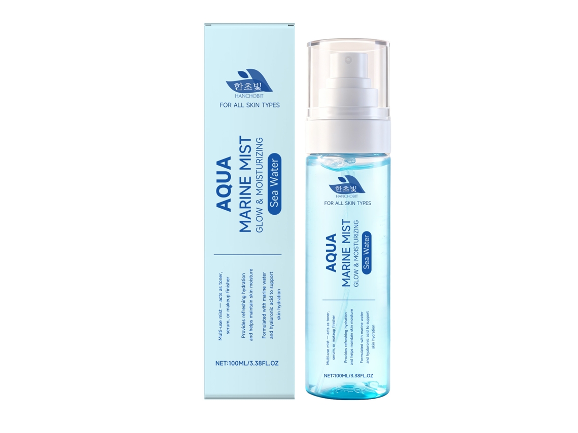 Spray hidratante oceánico con nutrientes marinos
