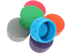 Tapones De Silicona Reutilizables (paquete De 6) Para Botellas De Vino, Cerveza, Refrescos Y Otras Bebidas.