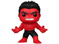 Figura Pop Super Marvel Capitán América Un mundo feliz Hulk rojo B.active