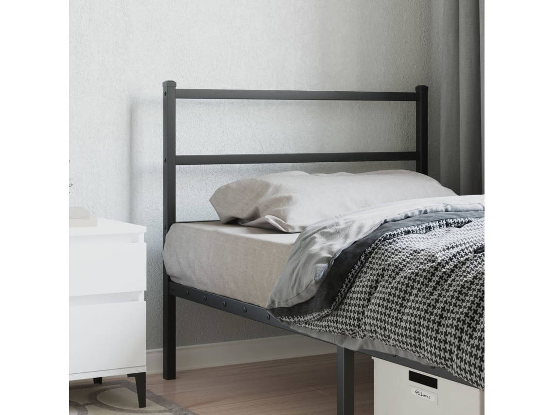 Cabecero De Metal Negro 107 Cm