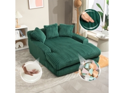 Sofá Cama Pana Cloud 3 Cojines Esmeralda Sofá Individual Moderno