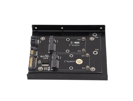 Adaptador de placa base HURRISE: convertidor Msata Ssd a Sata3 de 6 Gbps