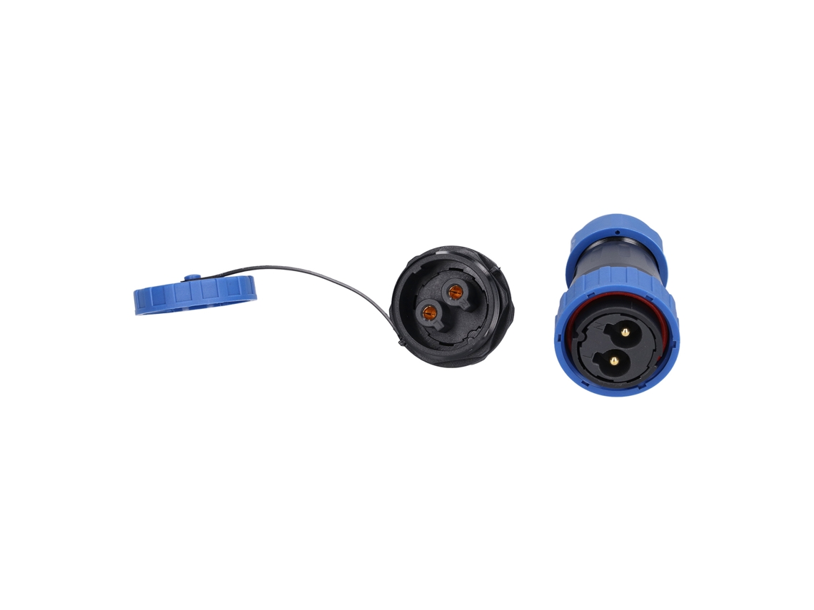 Conector De Alimentación Aérea Impermeable Tuerca Posterior 45a Lp28 Adaptador Industrial