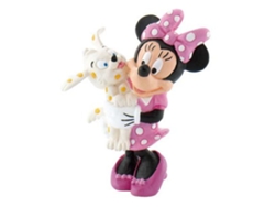 Figura de Jugar BULLYLAND Minnie con Perro