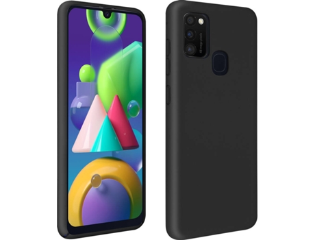Carcasa Samsung Galaxy M21/M31/M30s AVIZAR Semirrígida Mate Negro