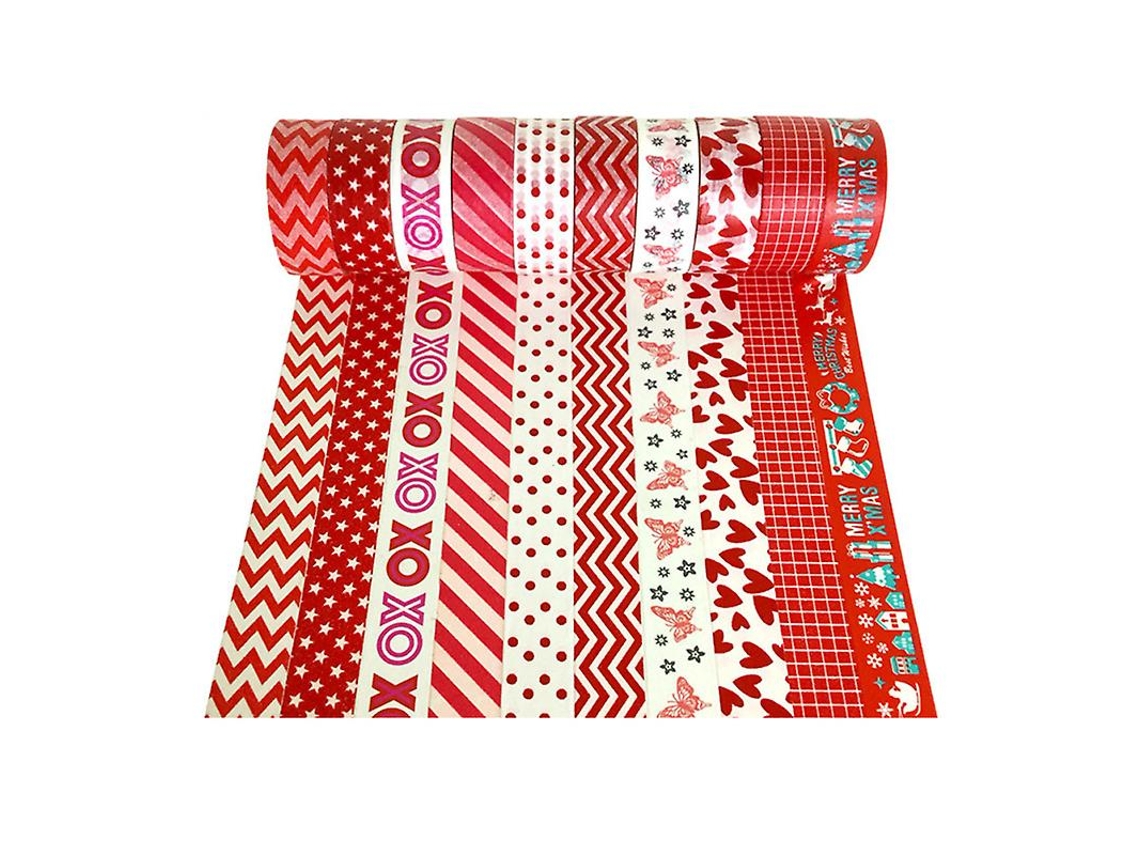 10 cintas de papel adhesivas. ALLINLESS