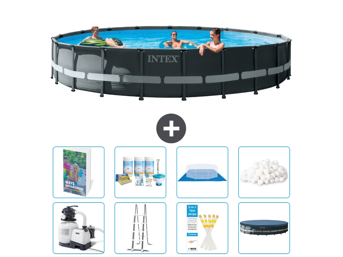 Intex Piscina Ultra Xtr Redonda - 610x122 Cm - 9-peças S537