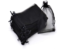 Bolsas protectoras Rebe-100 para frutas y verduras, resistentes a pájaros e insectos, reutilizables para uso en el jardín, negras, 15x20cm