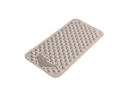 Alfombra De Baño Antideslizante Con Potente Ventosa Para Ducha Y Masaje De Pies (caqui/35 X 70 Cm) Gertiz