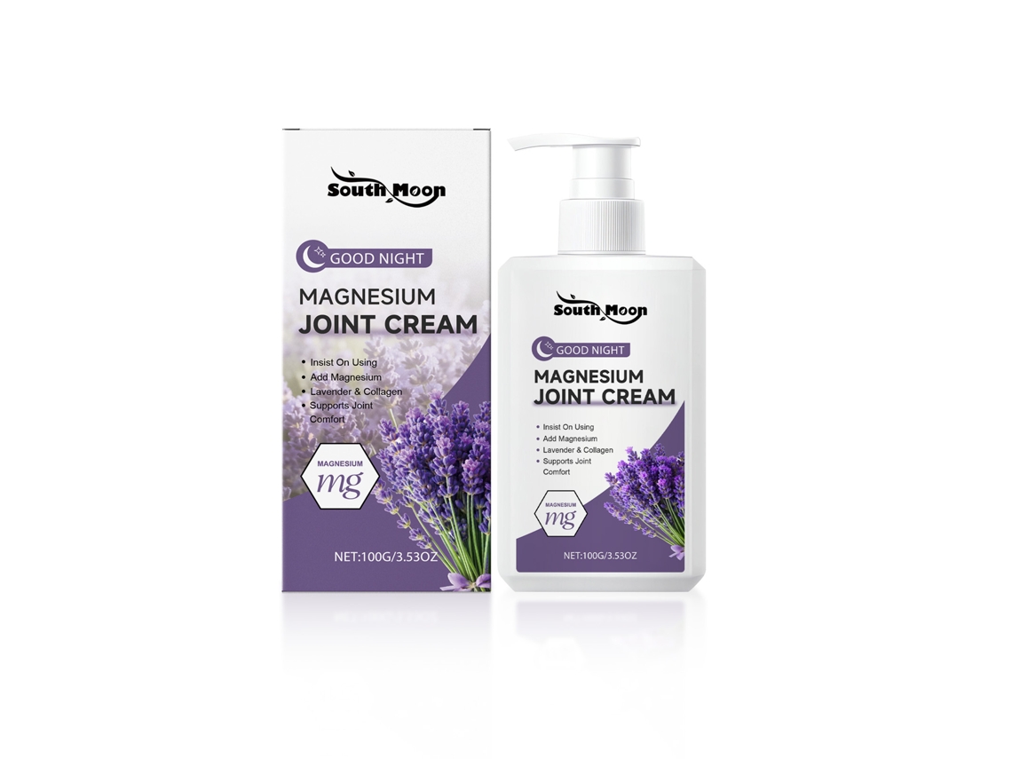 Crema de magnesio para articulaciones suaves e hidratadas.