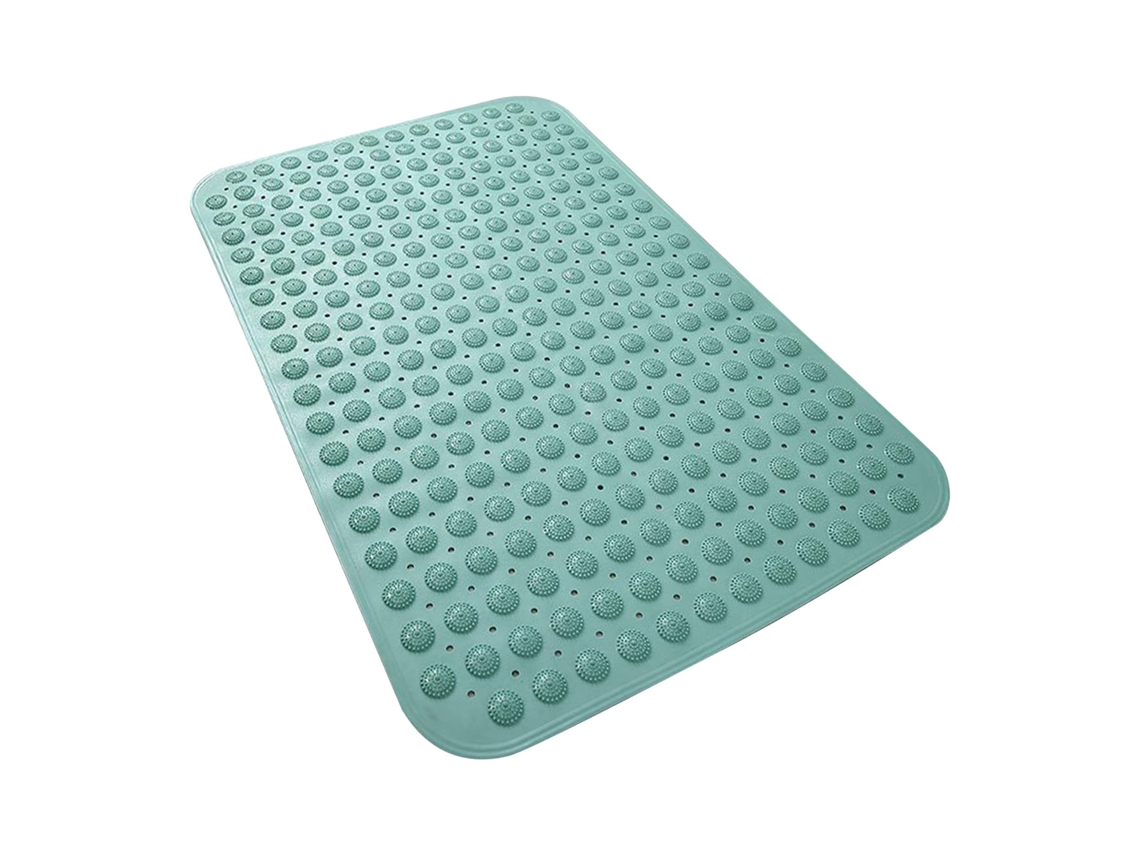 Alfombra De Baño Antideslizante Para El Hogar Con Ventosa Fuerte Para Ducha Y Masaje De Pies (verde/46x77cm) Gertiz