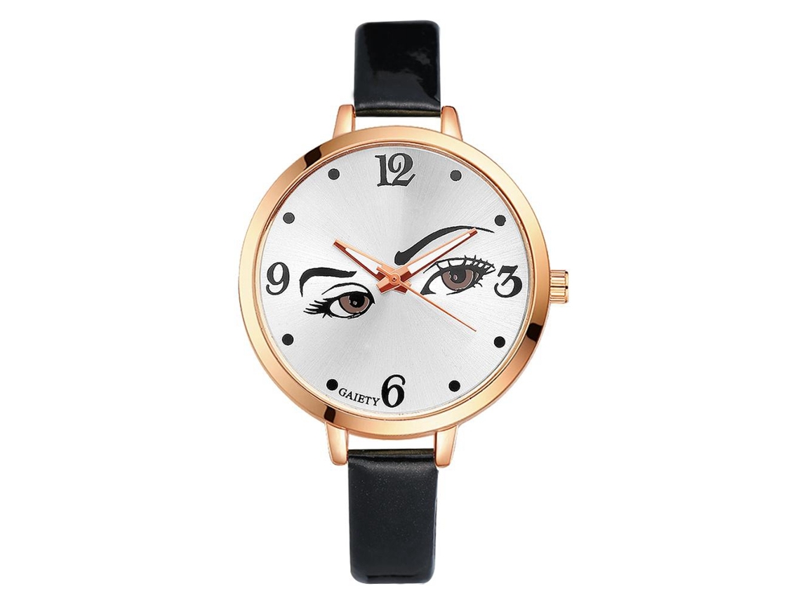 Relógio De Pulso Lvpai Lotus De Liga Analógico Quartzo Couro Pu Feminino Casual Branco P522