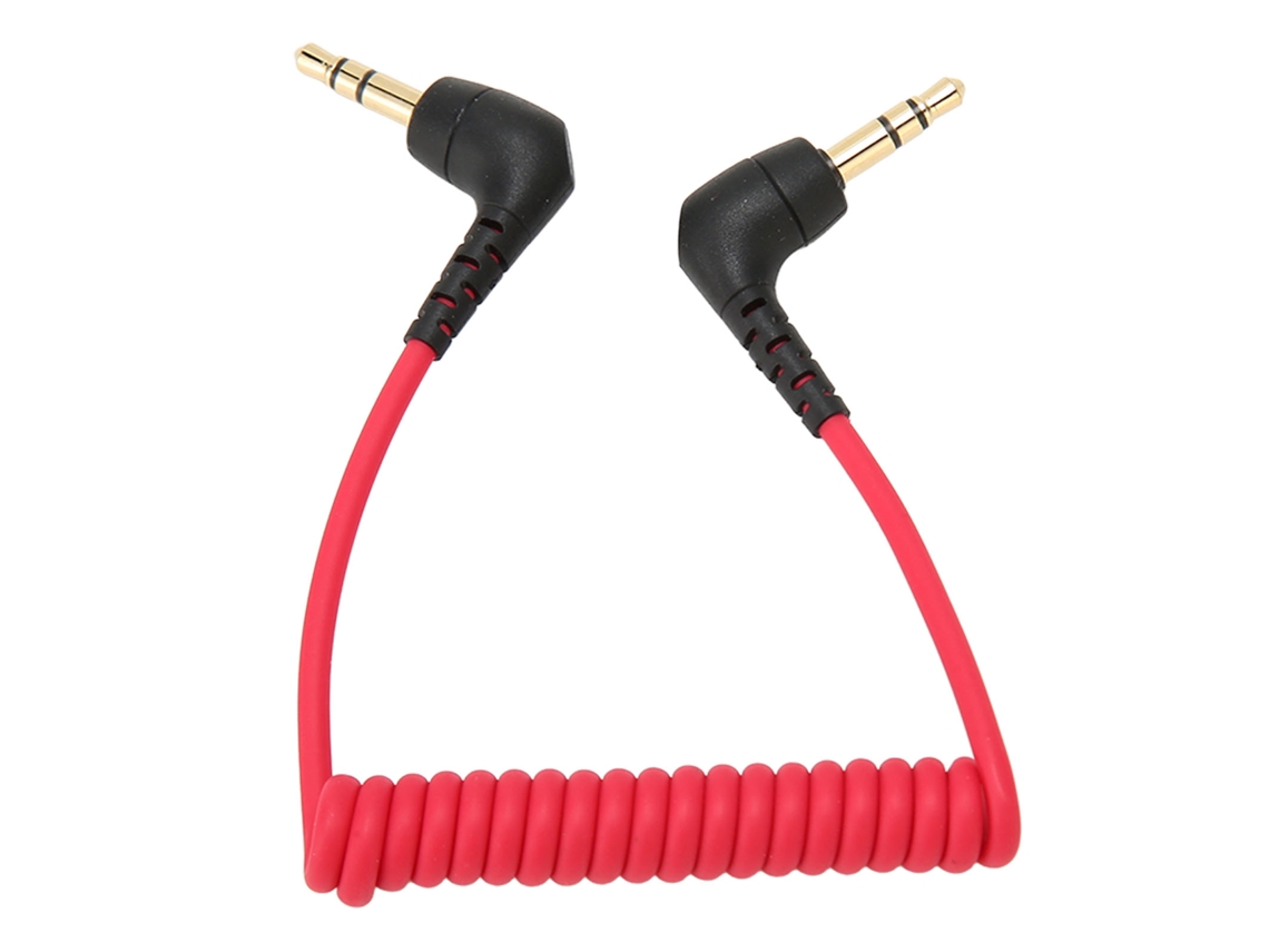 Cable De Micrófono Trs A Trs De 3,5 Mm Con Cancelación De Ruido Ajustable, 20-50 Cm, Para Rode Boya