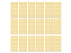 1000 unidades de cinta adhesiva de doble cara con puntos pequeños, oculta y extraíble, Rosewell