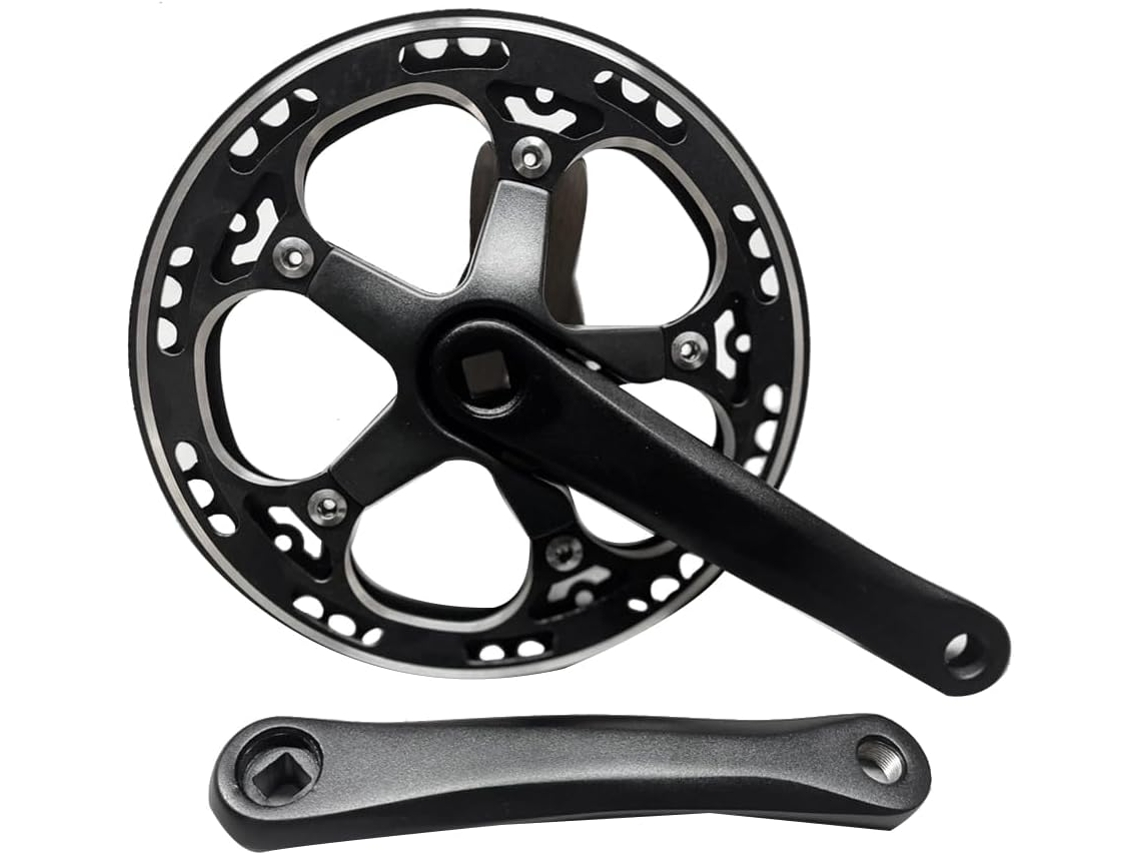 Bielas De Bicicleta Plegable De Una Sola Velocidad De 48 Dientes Y 170 Mm - Accesorios De Repuesto