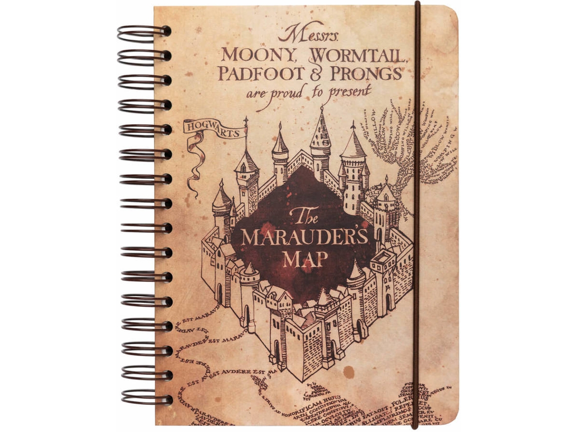 Cuaderno A5 HARRY POTTER The Marauder'S Map
