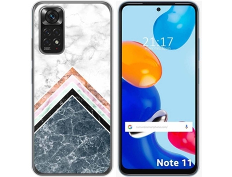 Carcasa Xiaomi Redmi Note 11 TUMUNDOSMARTPHONE Dibujos Mármol 05 Multicolor