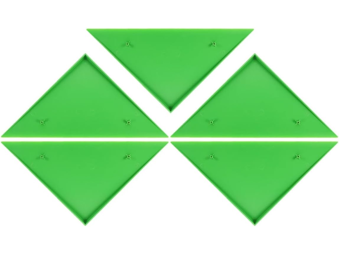 Protectores de bordes triangulares Soli, plástico