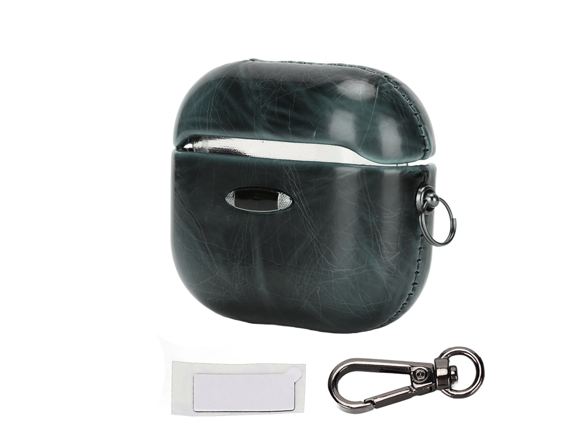 Estojo para Airpods 3 LAXISCREED Vintage com Carabiner