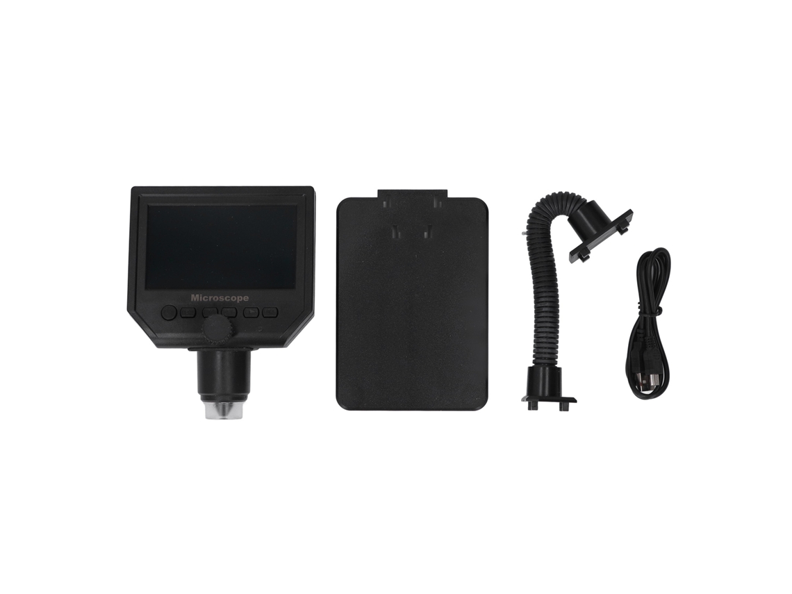 Microscopio Digital Usb 600x Con Pantalla Hd De 4,3 Pulgadas, 3,6 Mp, Luces Led Para Placas De Circuitos Y Soldadura.