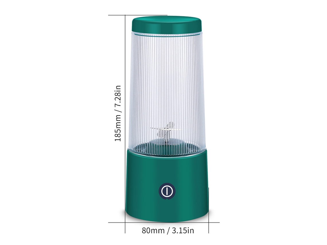 Licuadora Portátil De 4 Cuchillas, 350 Ml, Vaso Desmontable, Recargable Por Usb, Para Viajes Y Deportes Al Aire Libre.