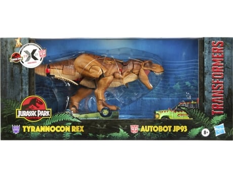 Figura de Jugar HASBRO Transformers Collaborative: Jurassic Park Mash-Up - Tyrannocon Rex Y Autobot Jp93 (Edad Minima: 8 años)