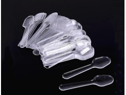 500 Cucharas De Degustación Desechables Transparentes, Cucharas De Plástico Para Muestras, Cucharas Pequeñas Para Degustación De Alimentos Y Helados.