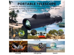 Monoculares 10x30x50 con zoom, impermeables, transparentes, visión en condiciones de poca luz, telescopio portátil para adultos con adaptador para teléfono inteligente y trípode Bestvite