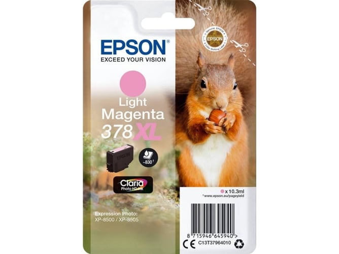 Cartucho de tinta EPSON 378XL - C13T37964020