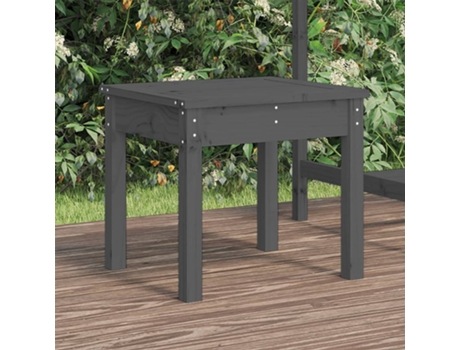 Banco De Jardín VIDAXL Gris Madera (50x44x45 cm)
