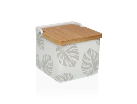 Salero VERSA 28315 (Gris - Cerámica - 12.2 x 12.2 x 11.5 cm)