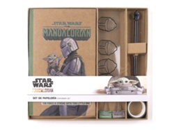 Set de papelería activo con la letra B de Star Wars The Mandalorian