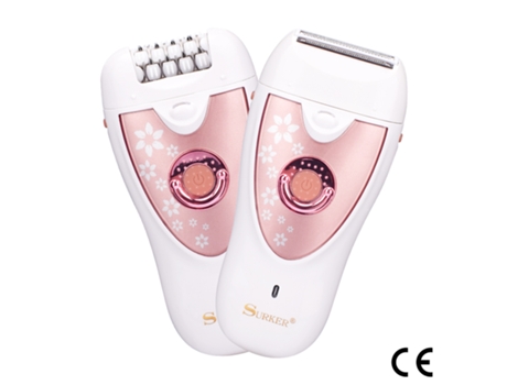 Depiladora Eléctrica Facial 2 en 1 Giratório Inalambrico