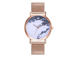 Reloj De Pulsera De Cuarzo Zhoulianfa K038-w1 De Malla Color Oro Rosa Para Mujer/hombre.
