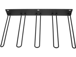 Organizador Botas Metal Negro Resistente Montaje Pared Estante Colgante Guardar Preservar Forma Adecuado Niños