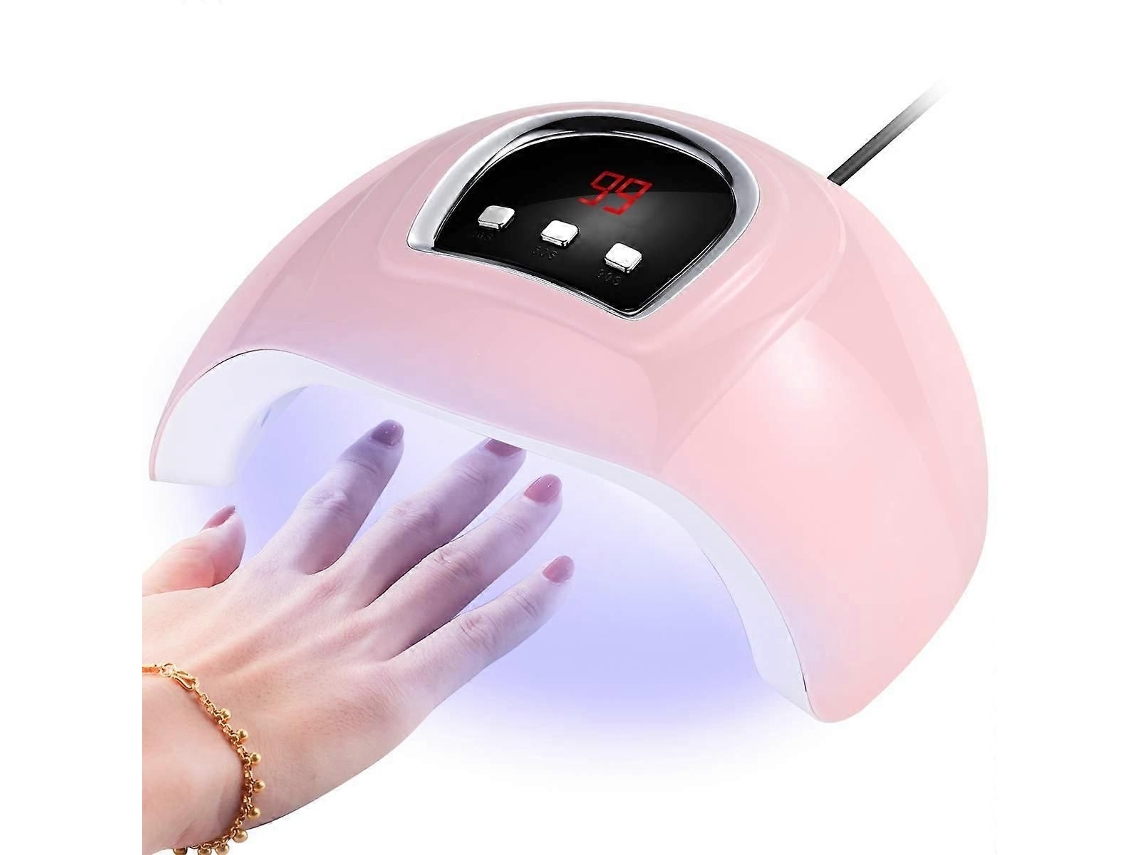 Lámpara de uñas UV LED, 54 W, secador de uñas de gel, lámpara de curado con 18 LEDs/sensor GOKOCO