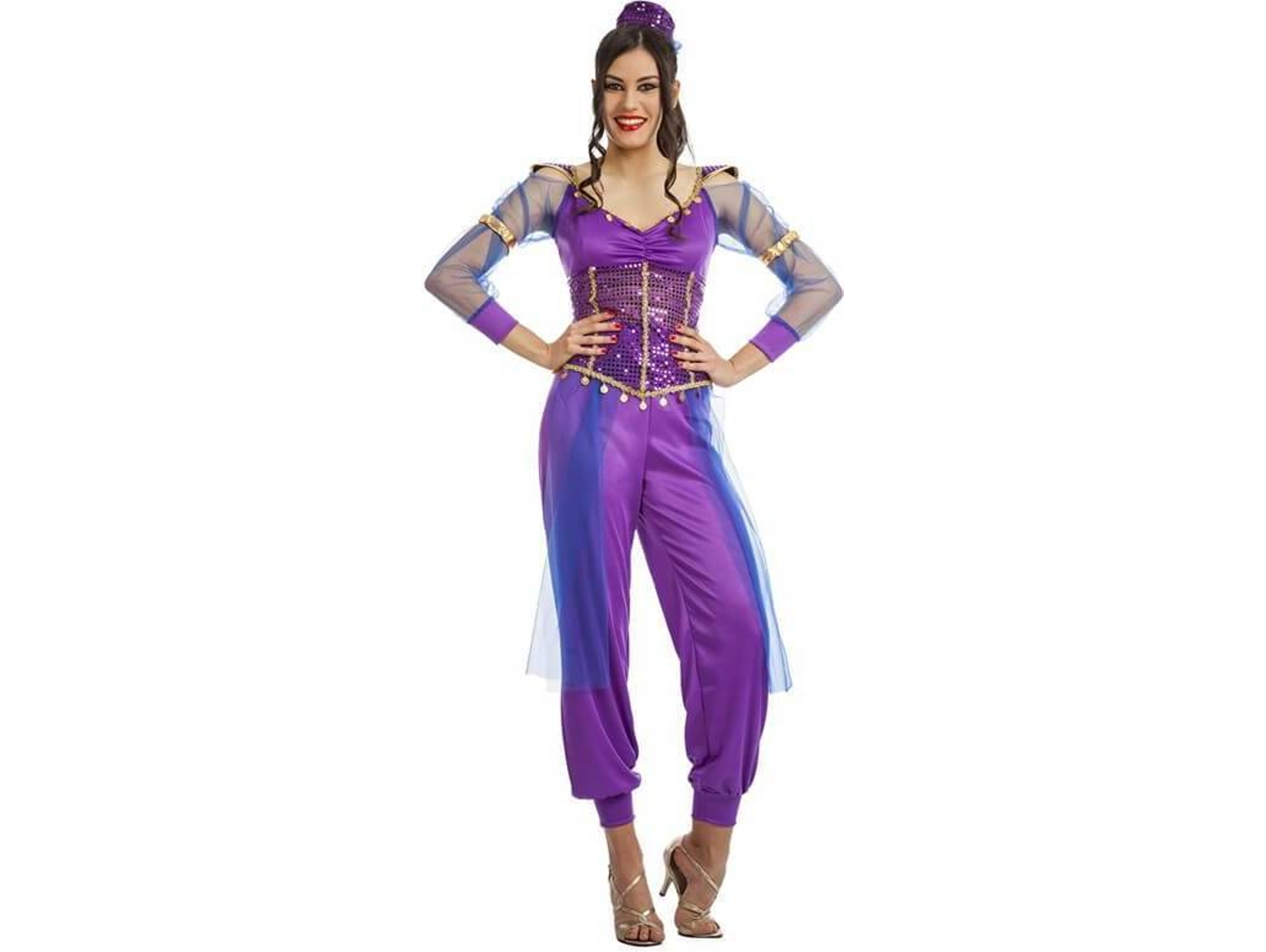 Disfraz de Mujer DISFRAZZES Bailarina Árabe Mil Y Una Noches (Talla: XL)
