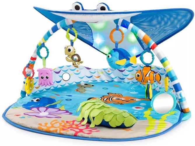 Disney Baby Gimnasio de actividades con juegos maestro ray ocean lights™ alfombra mr.