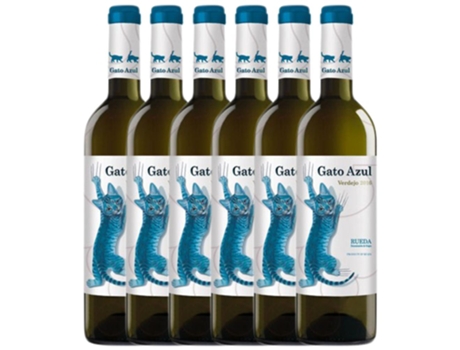 Vino PEQUEÑOS PRODUCTORES El Gato Azul Verdejo Rueda Joven (0.75 L - 6 unidades)