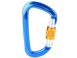 1 Pieza Mosquetón D Anillo De Aleación De Aluminio Accesorio De Seguridad Al Aire Libre Para Escalada (azul)