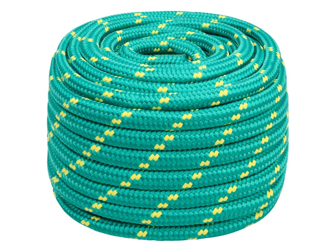 Cuerda De Barco Polipropileno Verde 20 Mm 25 M