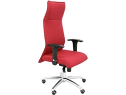Silla de Escritorio Ejecutiva PYC Albacete XL Rojo con ruedas de parqué (Brazos ajustables - Tejido)